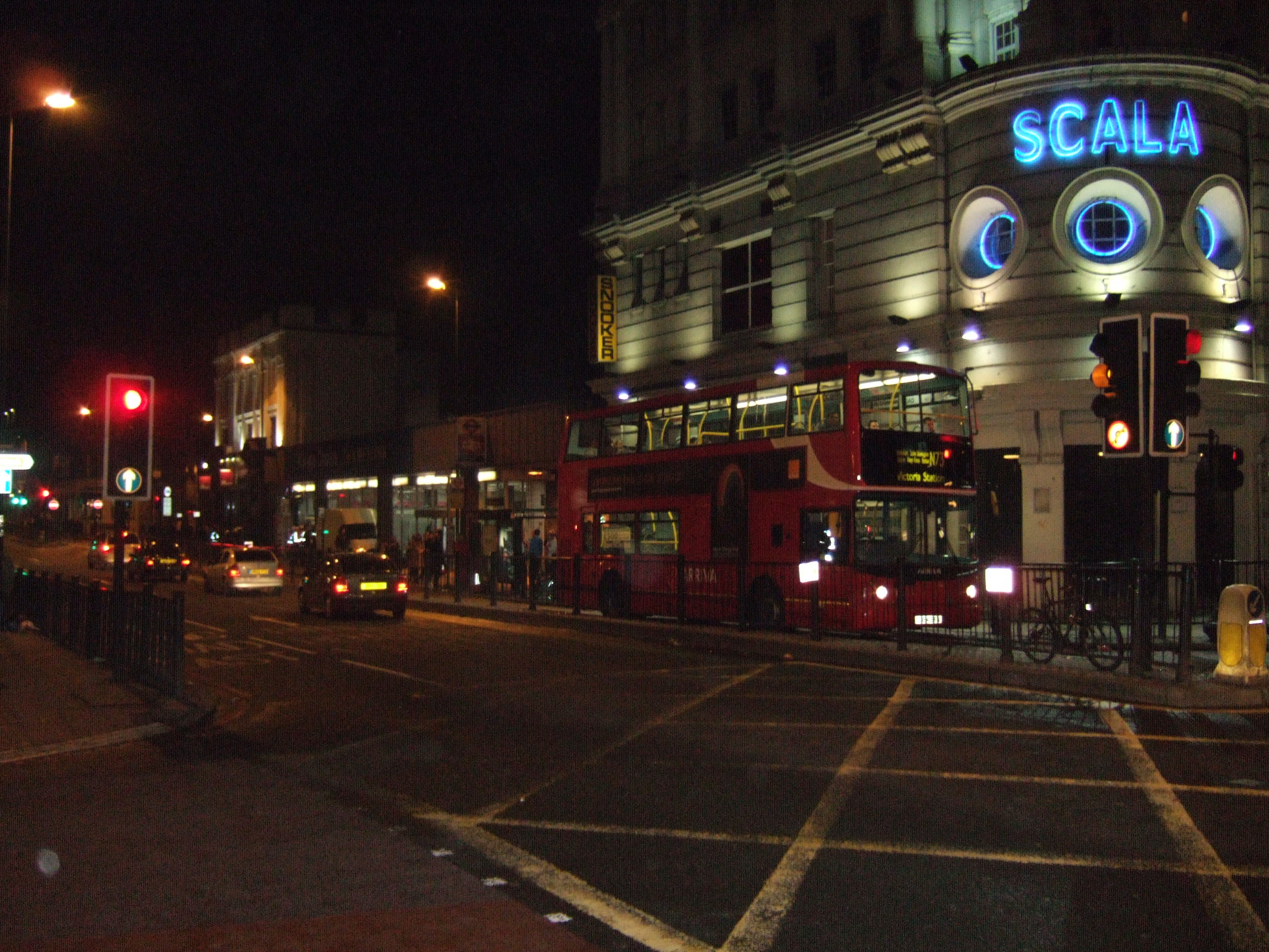 bus at night