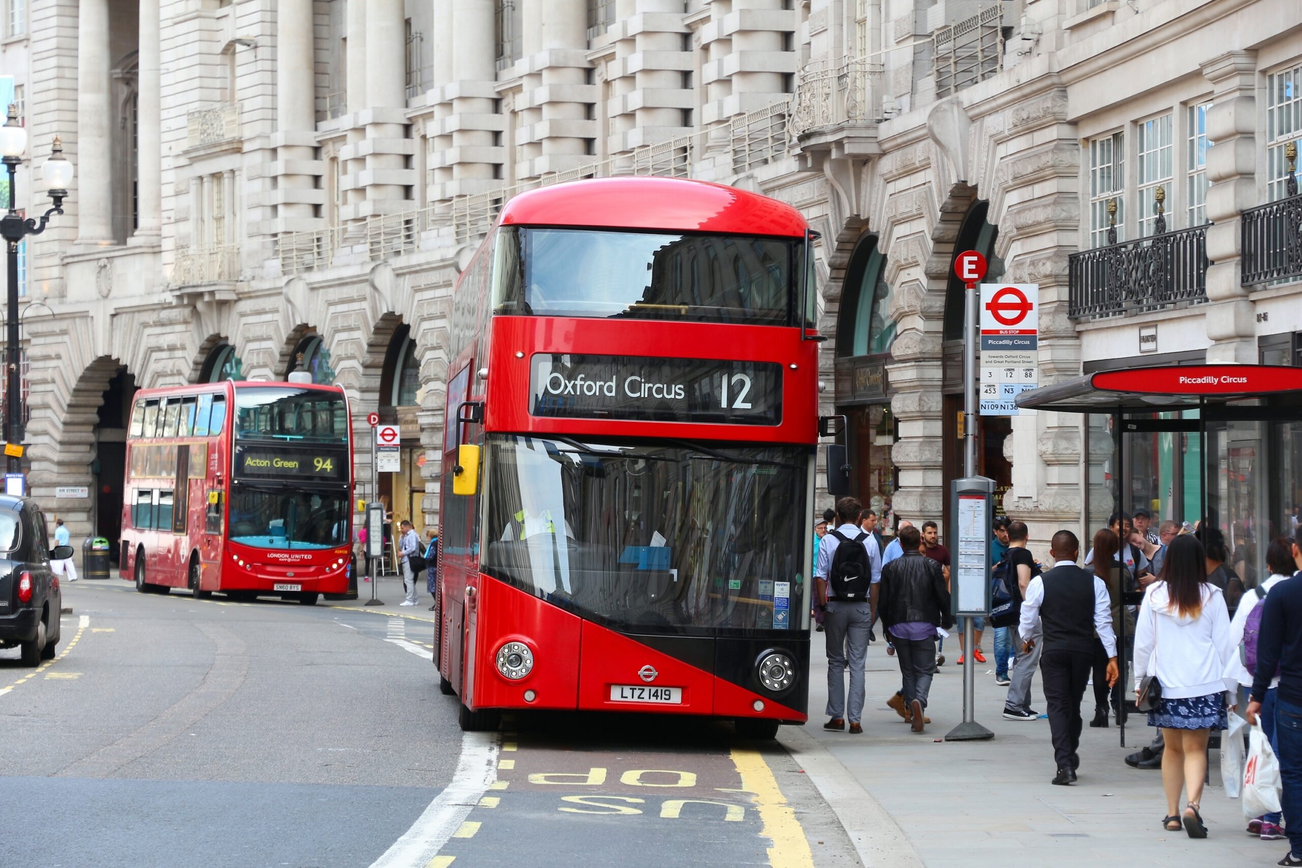 No 12 Bus on Regent Street