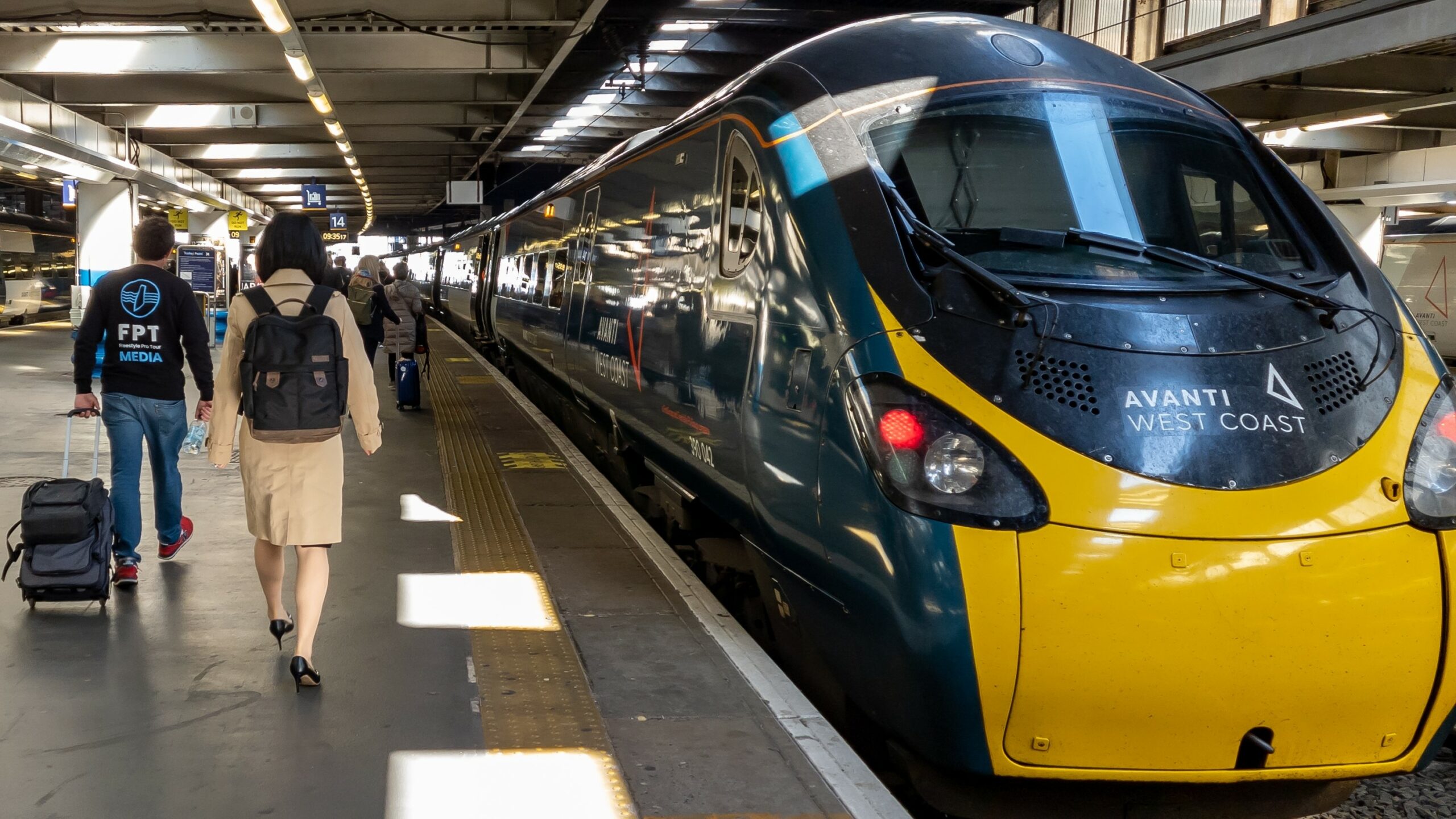 Avanti West Coast train at London Euston