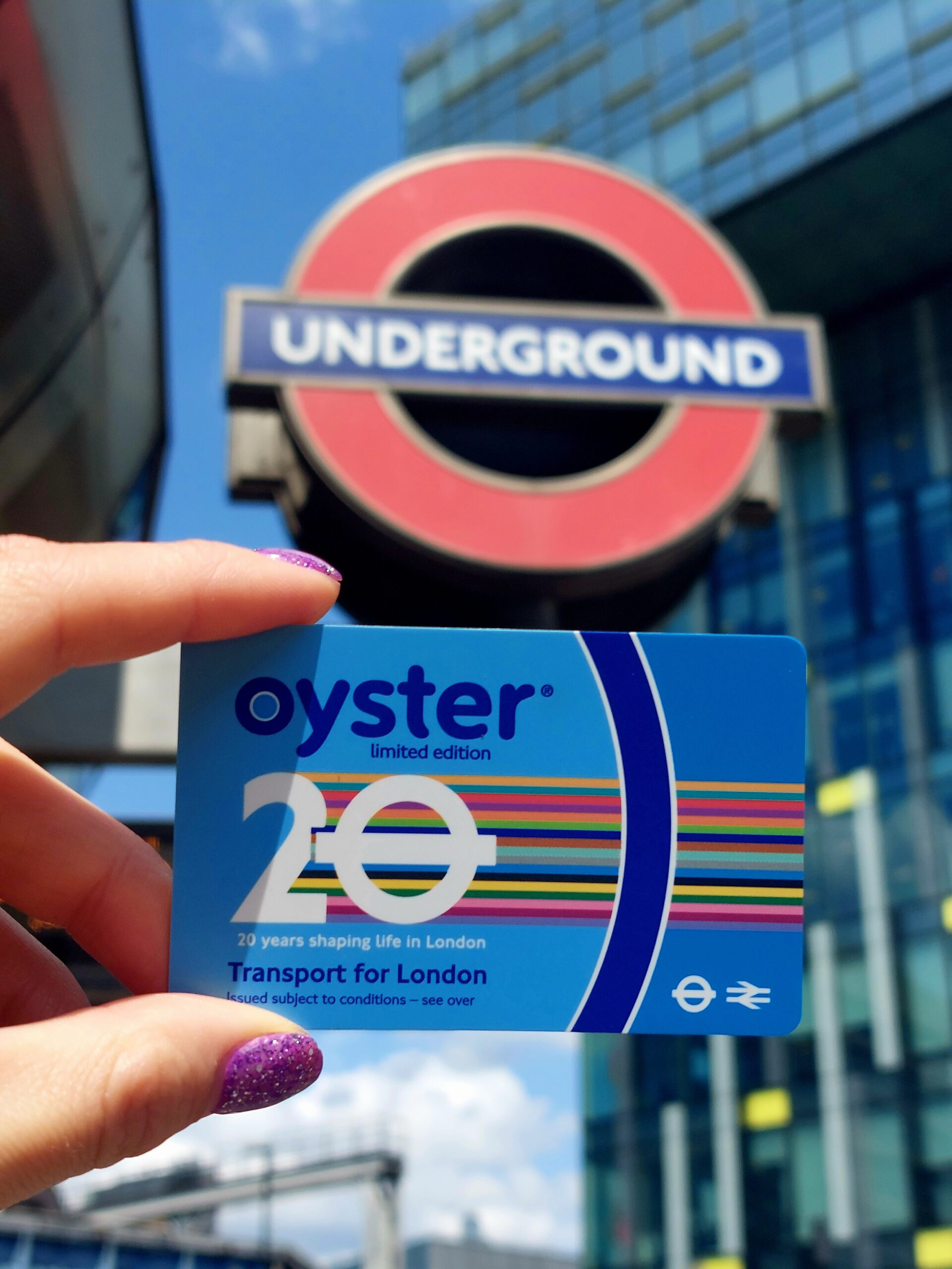 20 year anniversary Oyster card