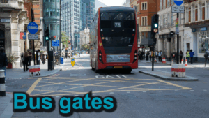 Still from a video explaining the types of things that can be implemented to improve the journey times of London's buses