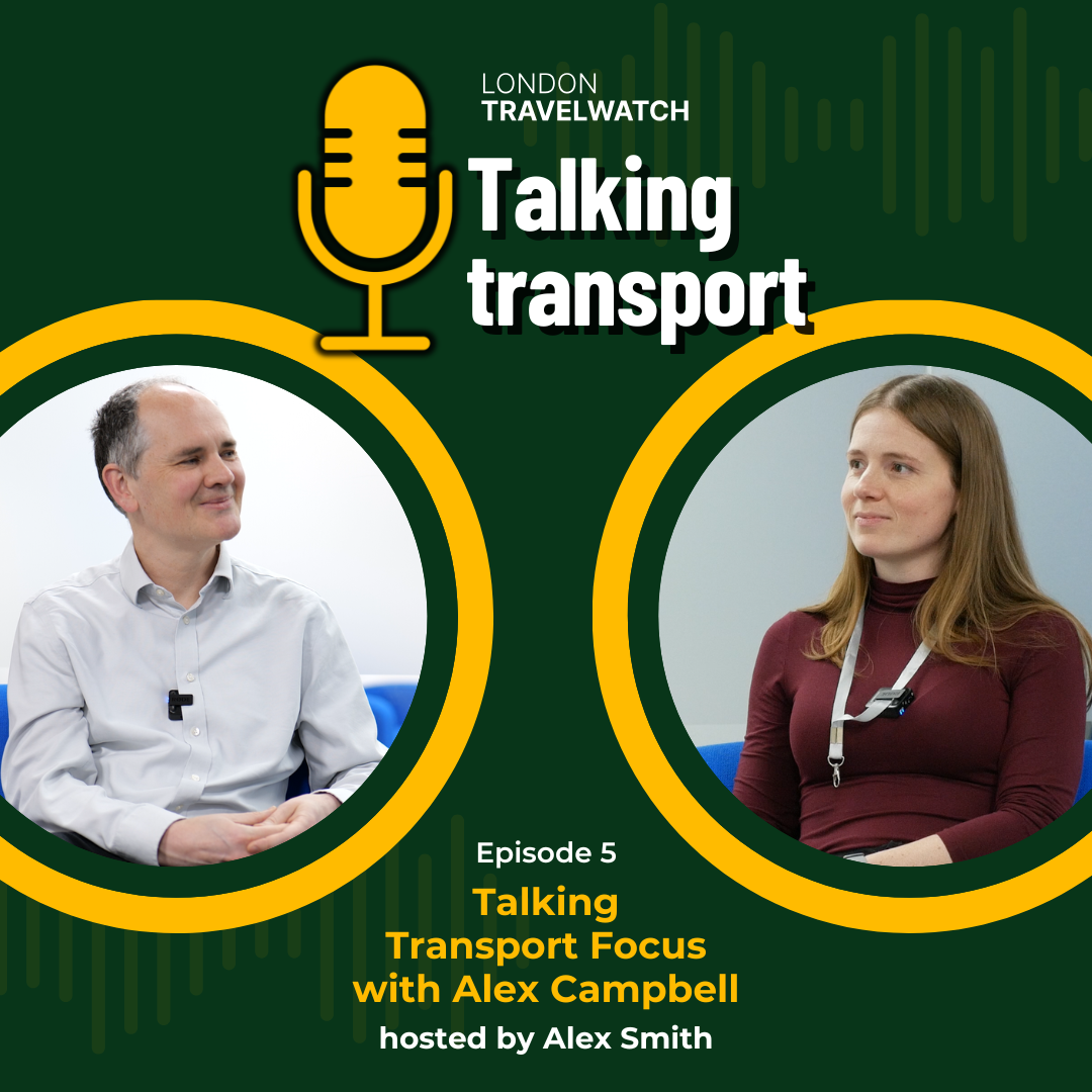 Thumbnail of episode 5 of London TravelWatch's podcast Talking Transport