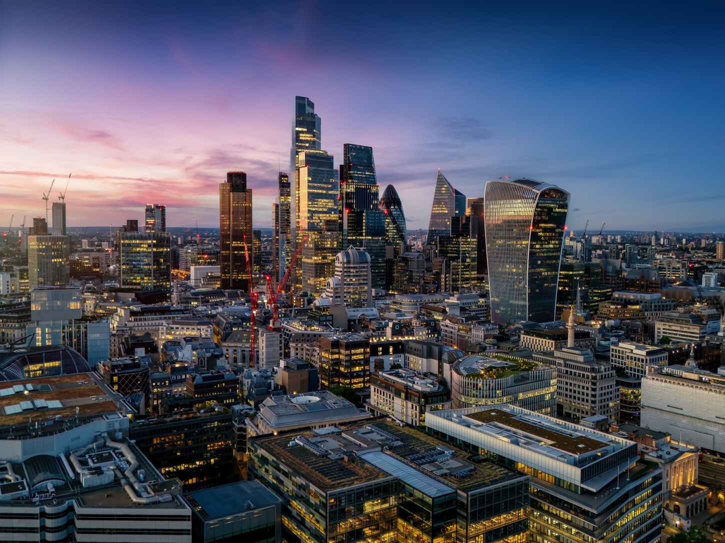 London skyline city buildings